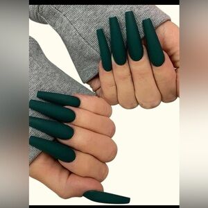 Coffin/Ballerina Shaped Press-On Nails